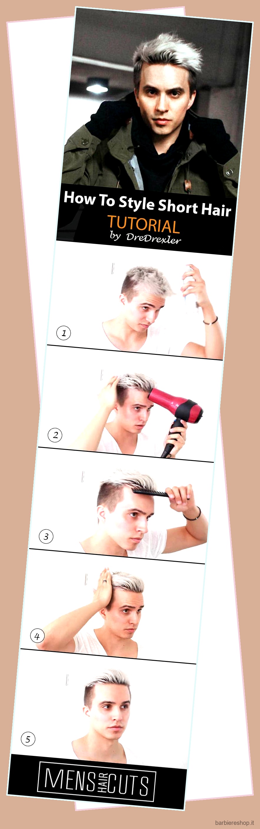 9 modi per acconciare i capelli corti: tutorial passo dopo passo 10