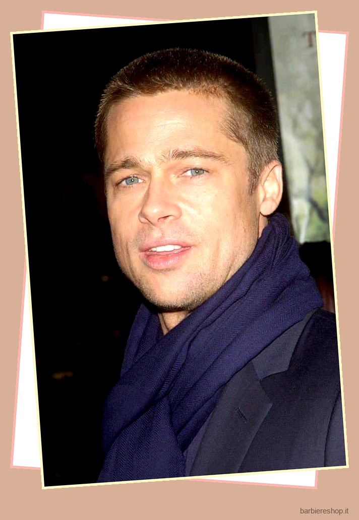 Brad Pitt Fury Idee di taglio di capelli da realizzare 7