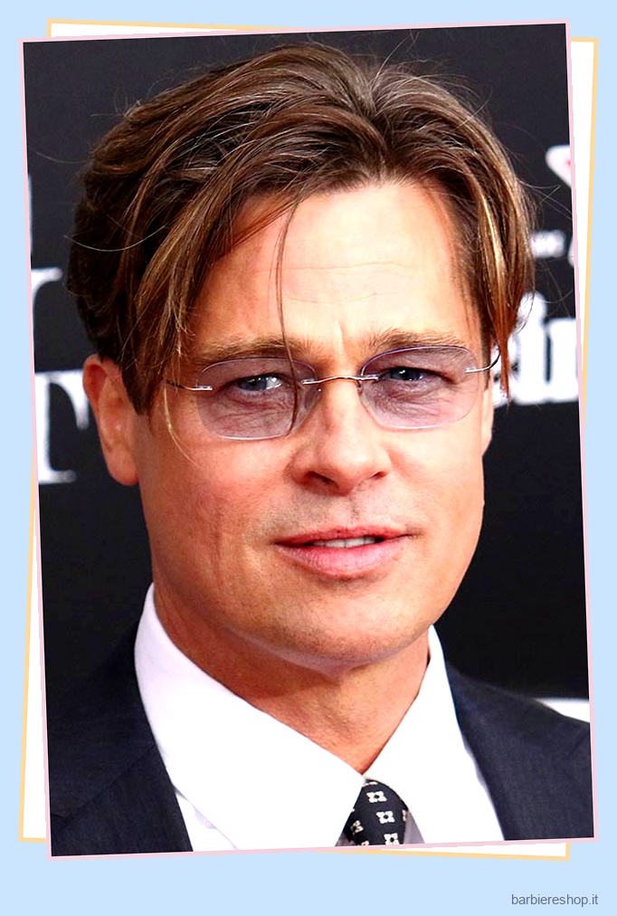 Brad Pitt Fury Idee di taglio di capelli da realizzare 12