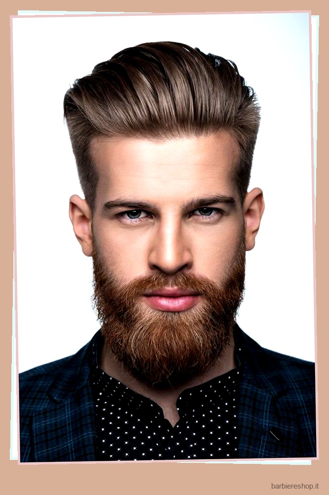 Idee ispiratrici sulle combinazioni di stili di capelli e barba completa 7